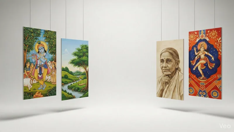 Artistic hero background showcasing creative portfolio